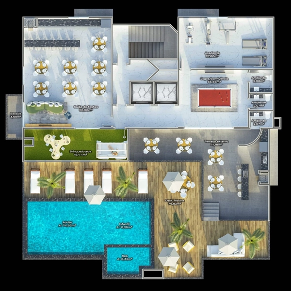 APARTAMENTOS DE ALTO PADRÃO NA PLANTA / CENTRO DE NAVEGANTES: 20ª foto da galeria de imagens do imóvel