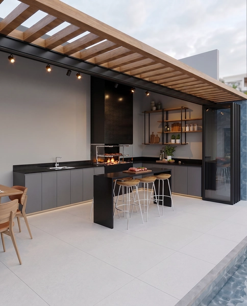 Espetacular Sobrado de Reforma de Alto Padrão: Piscina e Espaço Gourmet no Centro de Imbé: 5ª foto da galeria de imagens do imóvel