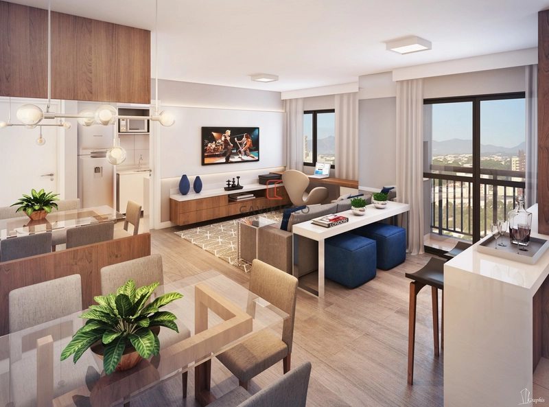 Apartamento 1 ou 2 quartos a venda no Ecovile: 3ª foto da galeria de imagens do imóvel
