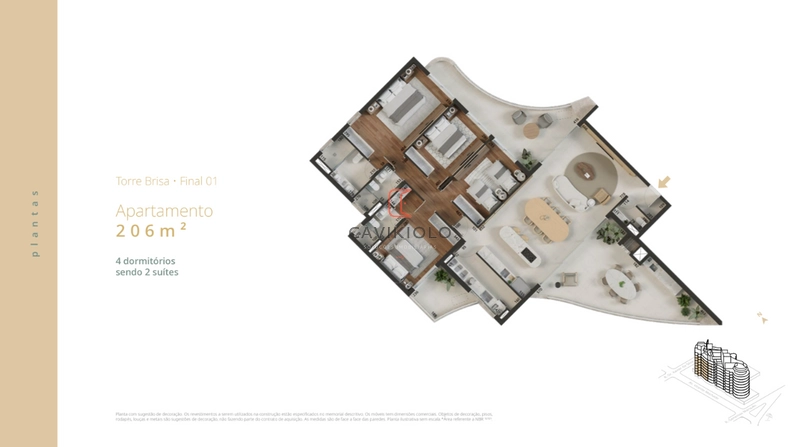 Apartamento 4 quartos (2 suites) a venda em Guaratuba - Amiz: 13ª foto da galeria de imagens do imóvel