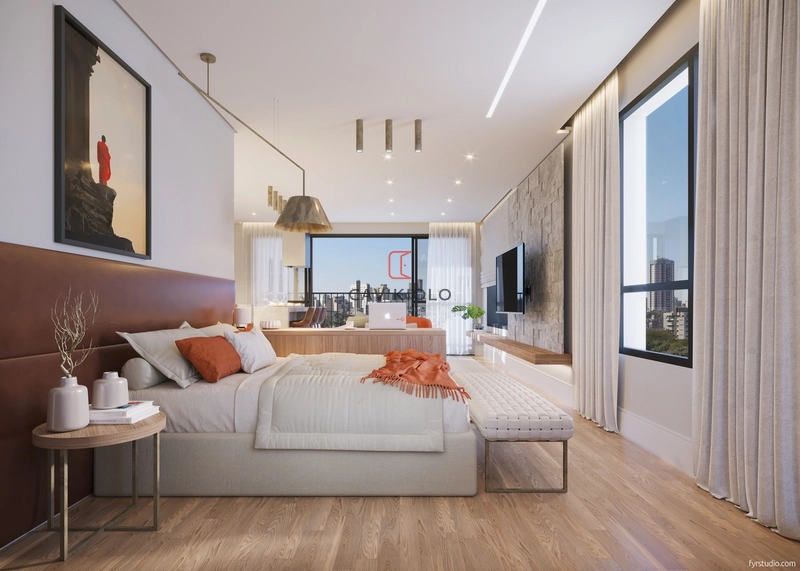 Apartamento 1 quarto a venda no Batel: 4ª foto da galeria de imagens do imóvel