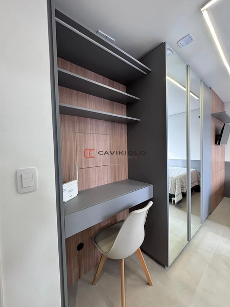 Studio mobiliado ao lado da PUCPR: 6ª foto da galeria de imagens do imóvel