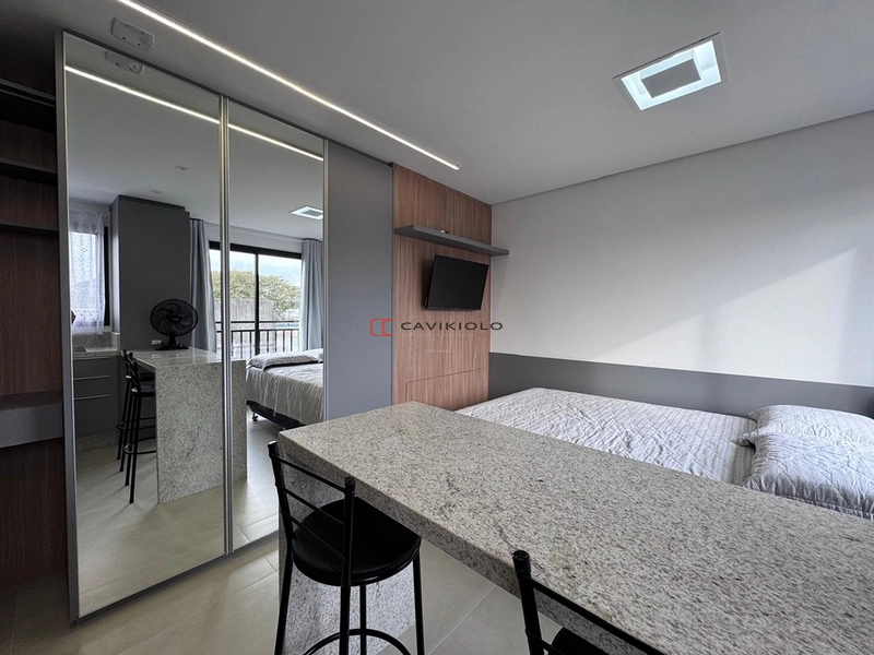 Studio mobiliado ao lado da PUCPR: 5ª foto da galeria de imagens do imóvel