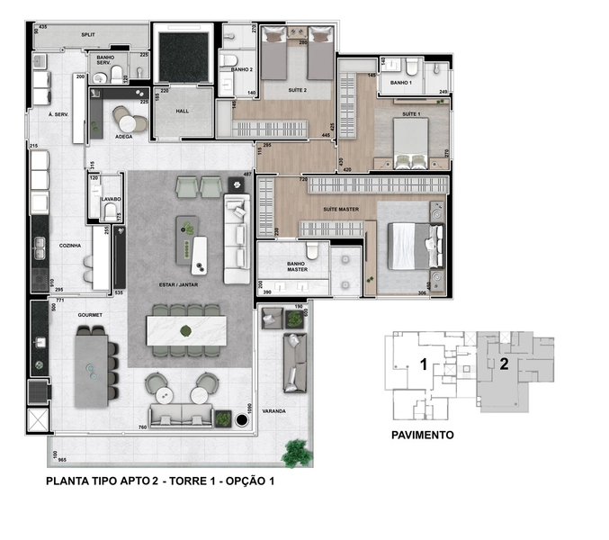 Apartamento com 3 suites a venda no Ahú: 6ª foto da galeria de imagens do imóvel