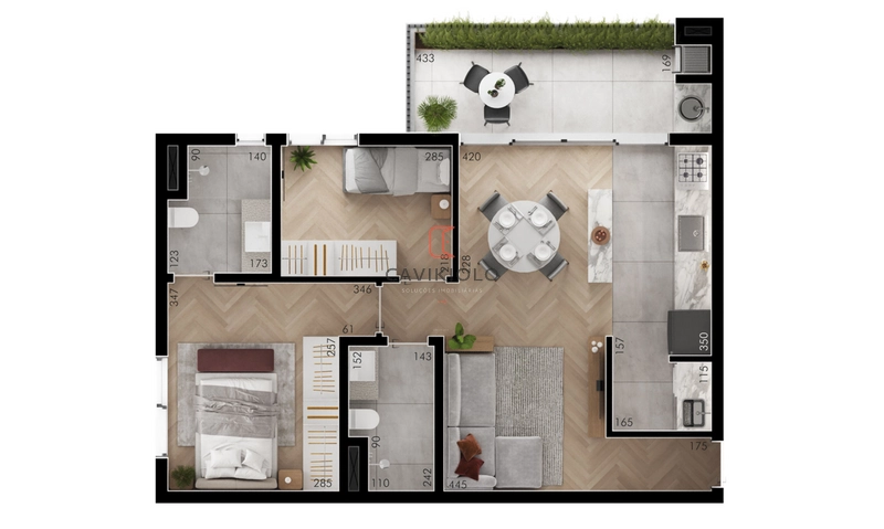 Apartamento 2 dormitórios (1 suite) a venda Novo Mundo: 28ª foto da galeria de imagens do imóvel