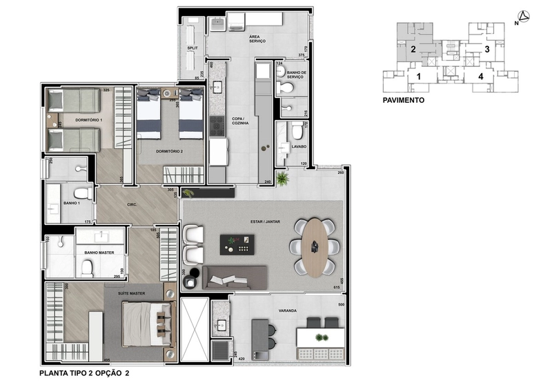 Apartamento 3 quartos (uma suite master) a venda Bairro Cabral: 22ª foto da galeria de imagens do imóvel
