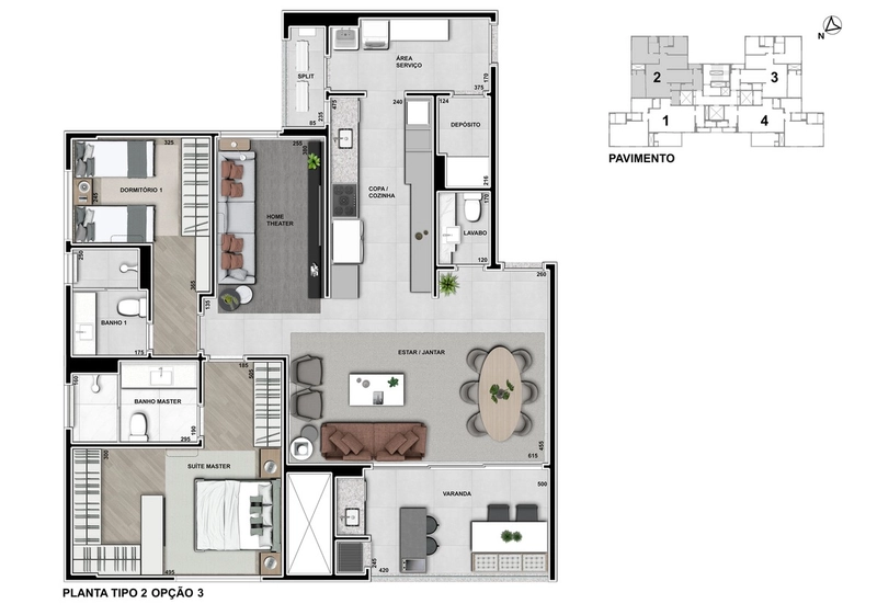 Apartamento 3 quartos (uma suite master) a venda Bairro Cabral: 23ª foto da galeria de imagens do imóvel