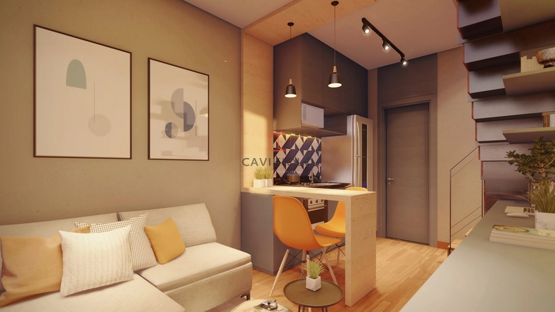 Apartamento Studio Duplex a venda no Portão: 1ª foto da galeria de imagens do imóvel