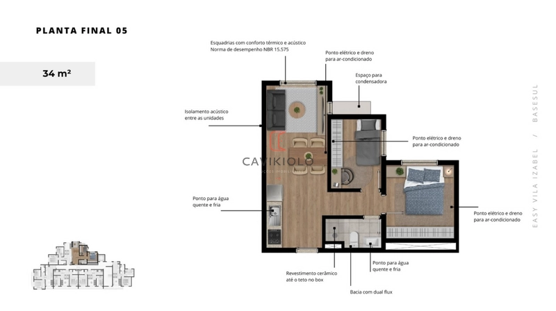 Apartamento 2 quartos a venda no Vila Izabel: 22ª foto da galeria de imagens do imóvel