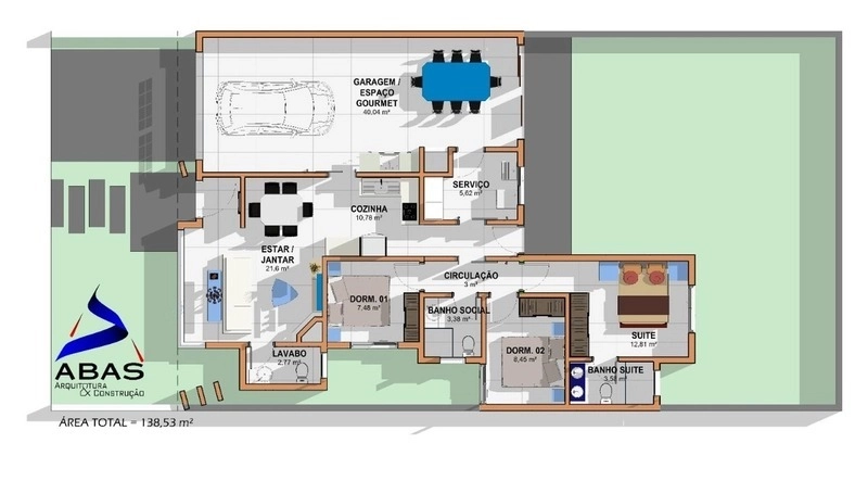Linda Casa com Piscina e Churrasqueira no Jardim Beira Mar – 138m², 4: 1ª foto da galeria de imagens do imóvel