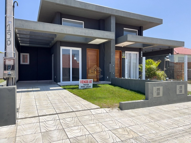 Casa nova de 03 dormitórios: 1ª foto da galeria de imagens do imóvel