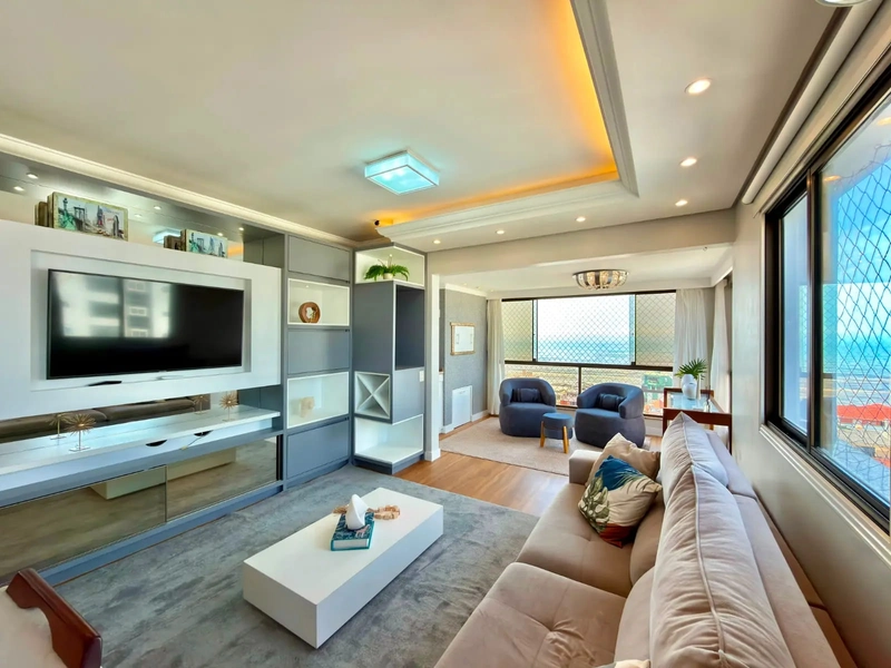 APARTAMENTO À VENDA COM VISTA PANORÂMICA PARA O MAR: 5ª foto da galeria de imagens do imóvel