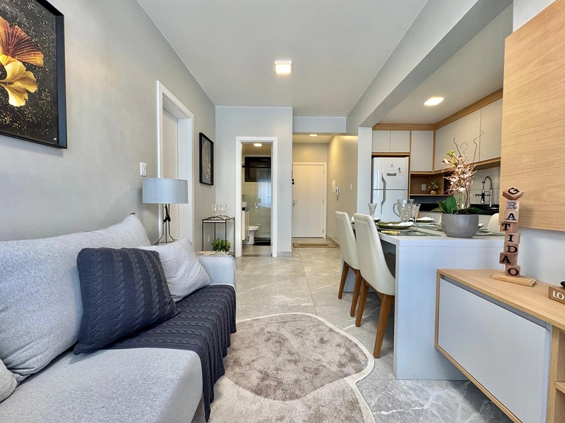 Apartamento mobiliado e decorado no Centro de Tramandaí: 3ª foto da galeria de imagens do imóvel
