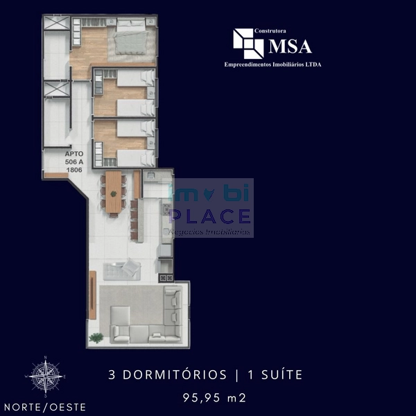 Apto 3 Dorms. c/ Garagem dupla - Cond. Sence, Tramandaí: 1ª foto da galeria de imagens do imóvel
