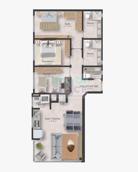 Apartamento no Centro!: 1ª foto da galeria de imagens do imóvel