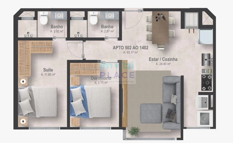 Apartamento no Centro!: 3ª foto da galeria de imagens do imóvel