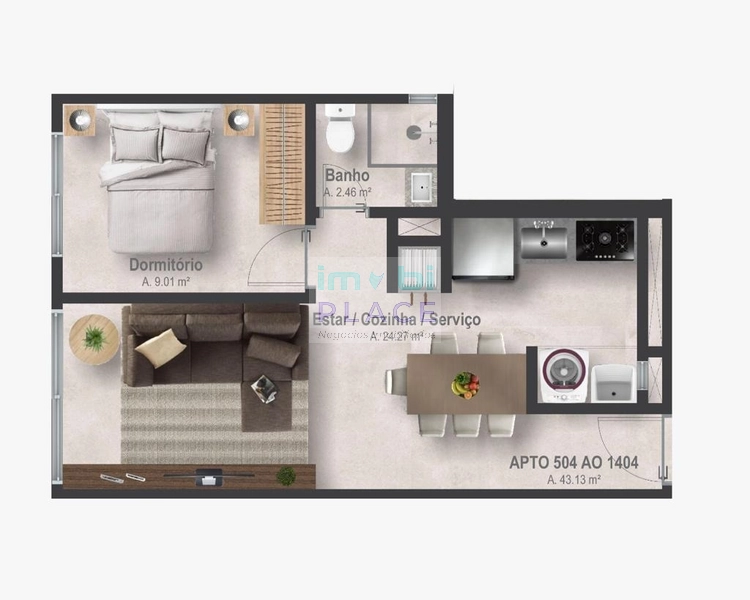 Apartamento no Centro!: 14ª foto da galeria de imagens do imóvel