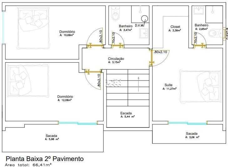 Sobrado novo, em fase de acabamento, próximo de toda infraestrutura: 2ª foto da galeria de imagens do imóvel