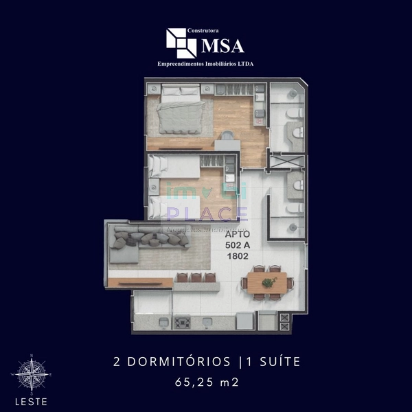 Apartamento em Condomínio Fechado - Edifício Sence 8, Tramandaí: 2ª foto da galeria de imagens do imóvel