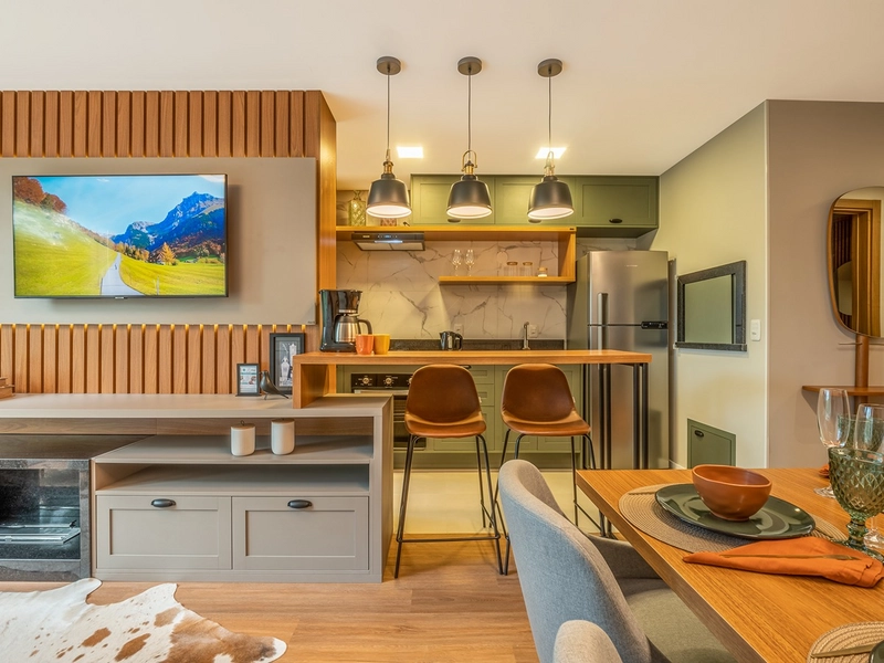 Viva o charme da Serra Gaúcha em um apartamento acolhedor, sofisticado e pronto para aproveitar.: 9ª foto da galeria de imagens do imóvel