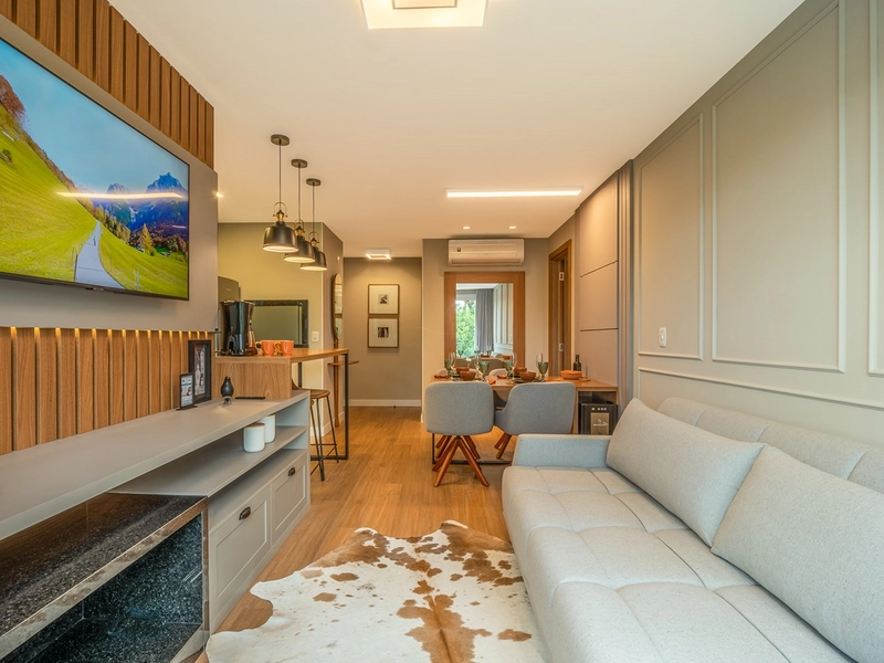 Viva o charme da Serra Gaúcha em um apartamento acolhedor, sofisticado e pronto para aproveitar.: 2ª foto da galeria de imagens do imóvel