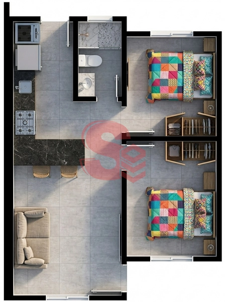 Lançamento Residencial Dona Dulce : 5ª foto da galeria de imagens do imóvel
