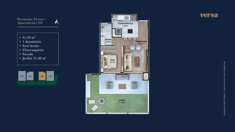 Versa Gramado – Sofisticação, tecnologia e localização privilegiada: 19ª foto da galeria de imagens do imóvel