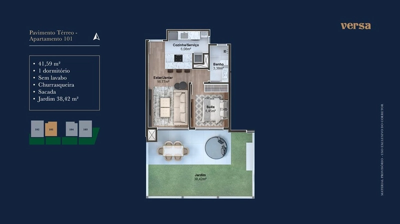 Versa Gramado – Sofisticação, tecnologia e localização privilegiada: 16ª foto da galeria de imagens do imóvel