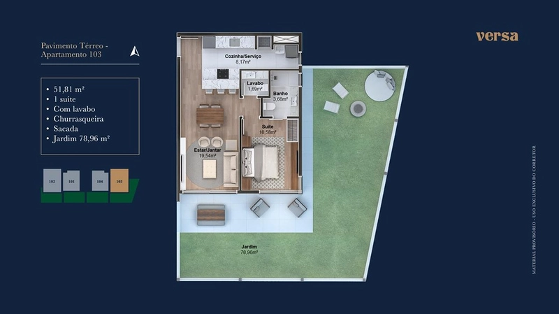 Versa Gramado – Sofisticação, tecnologia e localização privilegiada: 18ª foto da galeria de imagens do imóvel