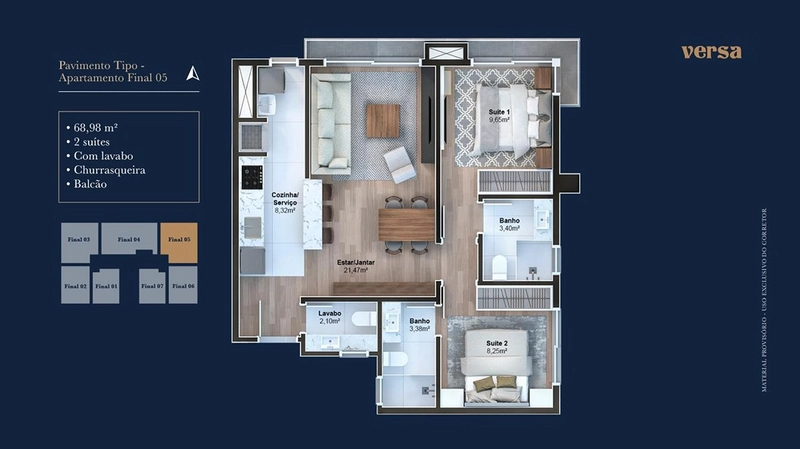 Versa Gramado – Sofisticação, tecnologia e localização privilegiada: 13ª foto da galeria de imagens do imóvel