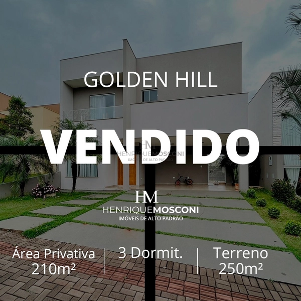 Lindo Sobrado no Condomínio Golden Hill: 1ª foto da galeria de imagens do imóvel