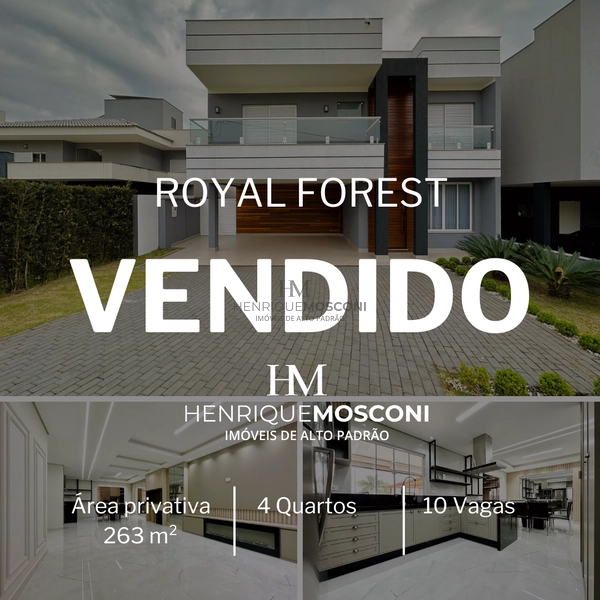 Belíssimo sobrado à venda no Royal Forest: 1ª foto da galeria de imagens do imóvel