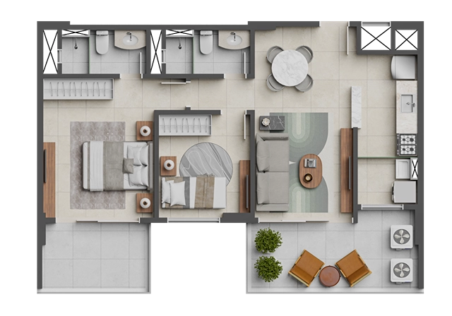 Apartamento para venda com 3 quartos na Pedreira em Belém - PA: 2ª foto da galeria de imagens do imóvel