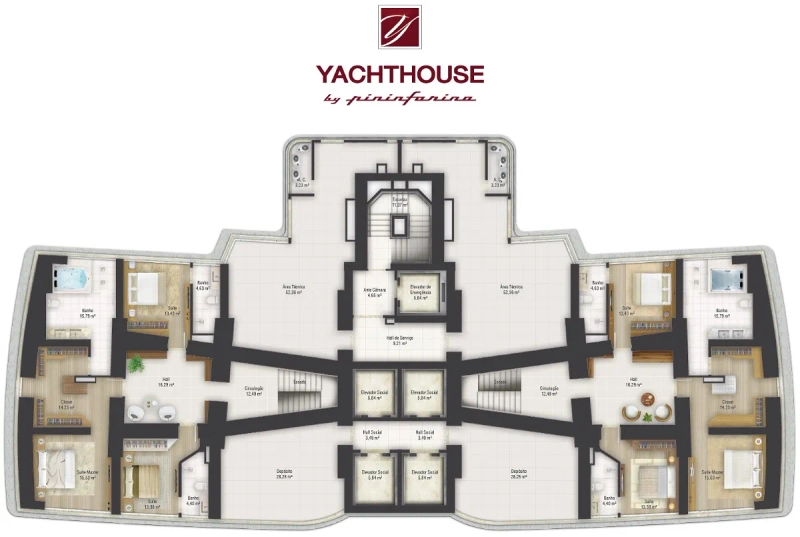 Apartamento   no Edifício YACHTHOUSE  em Balneário camboriú: 27ª foto da galeria de imagens do imóvel