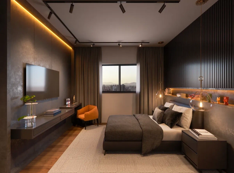 Apartamento 1 dormitório no centro de Itajaí no Ed. Pass Conect: 2ª foto da galeria de imagens do imóvel