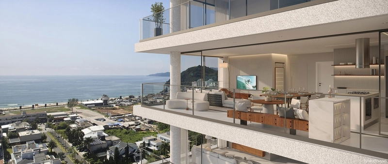 Apartamento no Edifício Aria na Praia Brava: 2ª foto da galeria de imagens do imóvel