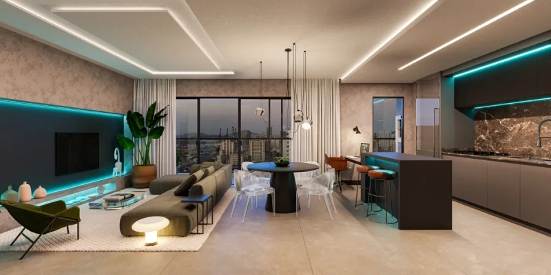 Apartamento no centro de Itajaí no Ed. Pass Conect: 12ª foto da galeria de imagens do imóvel