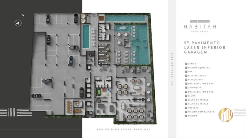 Edifício Habitat Praia Brava: 12ª foto da galeria de imagens do imóvel