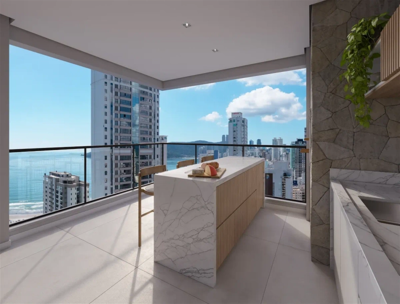 Apartamento no Ed. Línea Living Concept em Balneário Camboriú: 3ª foto da galeria de imagens do imóvel