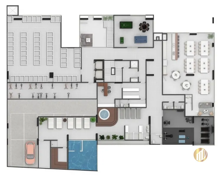Edifício Ocean Wind Residence   na Praia Brava: 4ª foto da galeria de imagens do imóvel