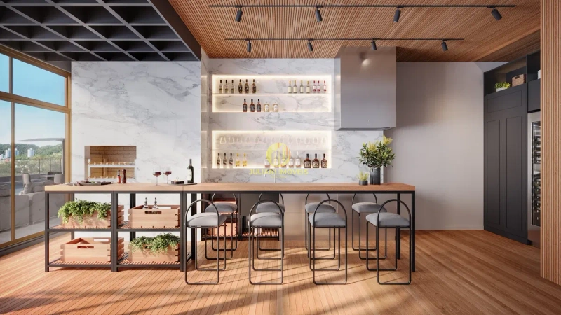 Apartamento com 1 suíte + 2 dormitórios no MoMA Residence – Itajaí: 4ª foto da galeria de imagens do imóvel