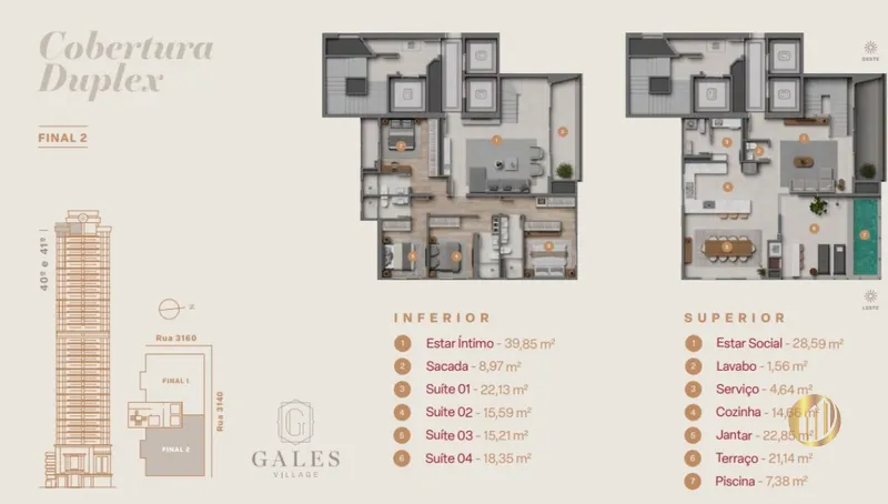 4 suítes em Balneário Camboriú no Gales Village EMBRAED: 12ª foto da galeria de imagens do imóvel