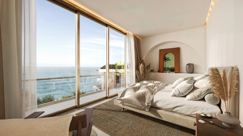 Apartamento frente mar Ed. Oceean na praia  Cabeçudas: 2ª foto da galeria de imagens do imóvel