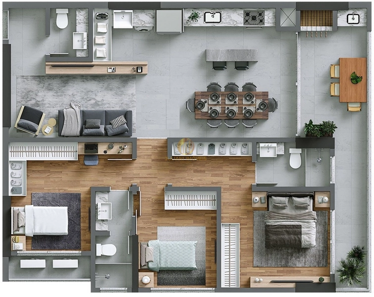 Apartamento pronto para morar no Ed. Torres da Brava/ Torre Sirena: 10ª foto da galeria de imagens do imóvel