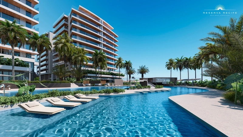 Apartamento frente mar no Ed.  Reserva Recife em Praia Brava: 11ª foto da galeria de imagens do imóvel