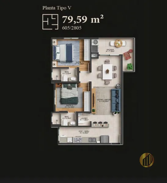 Apartamento 2 quartos na Fazenda em Itajaí: 15ª foto da galeria de imagens do imóvel