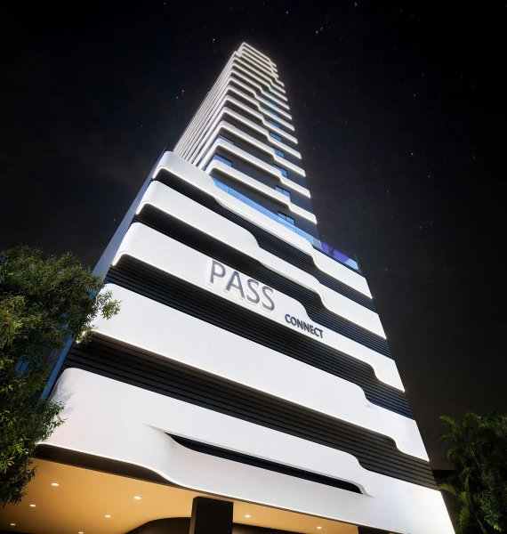 Apartamento 1 dormitório no centro de Itajaí no Ed. Pass Conect: 3ª foto da galeria de imagens do imóvel