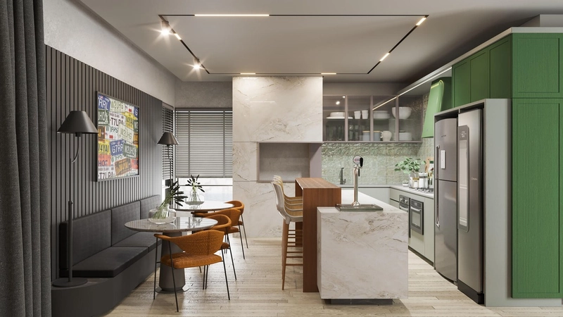 Apartamento no Ed. Essência Residence na Fazenda em Itajaí: 3ª foto da galeria de imagens do imóvel