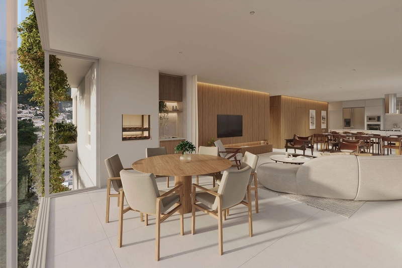 Apartamento no Edifício Vero Praia  Brava: 2ª foto da galeria de imagens do imóvel