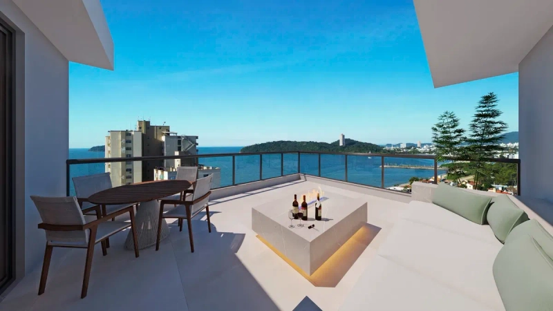 Apartamento no Edifício Melbourne em balneário Piçarras: 3ª foto da galeria de imagens do imóvel